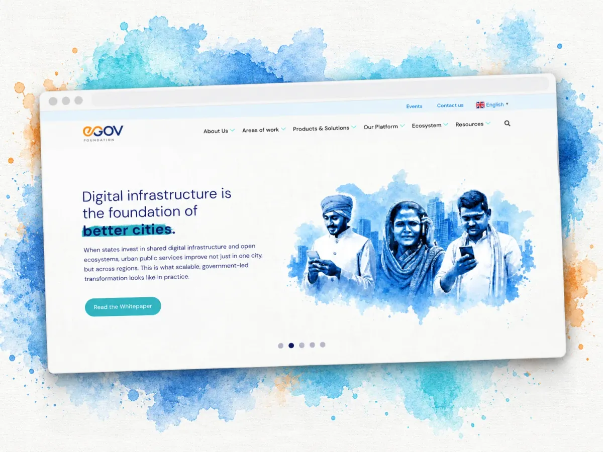 The eGov Foundation website home page