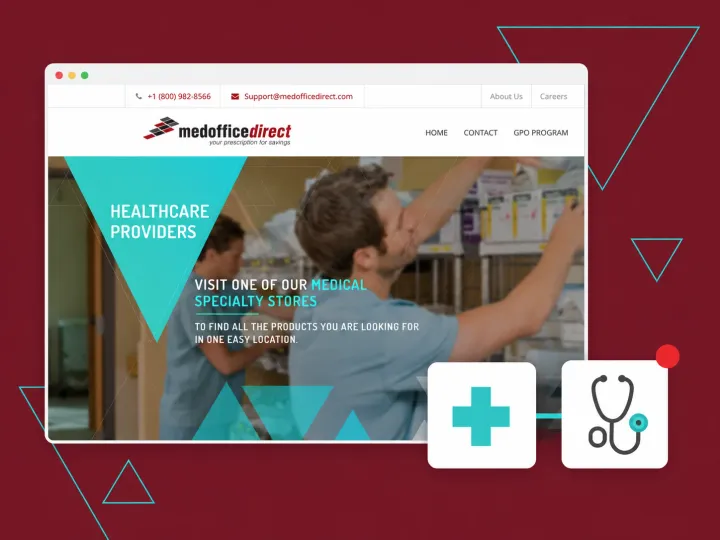 Med Office Direct's store home page