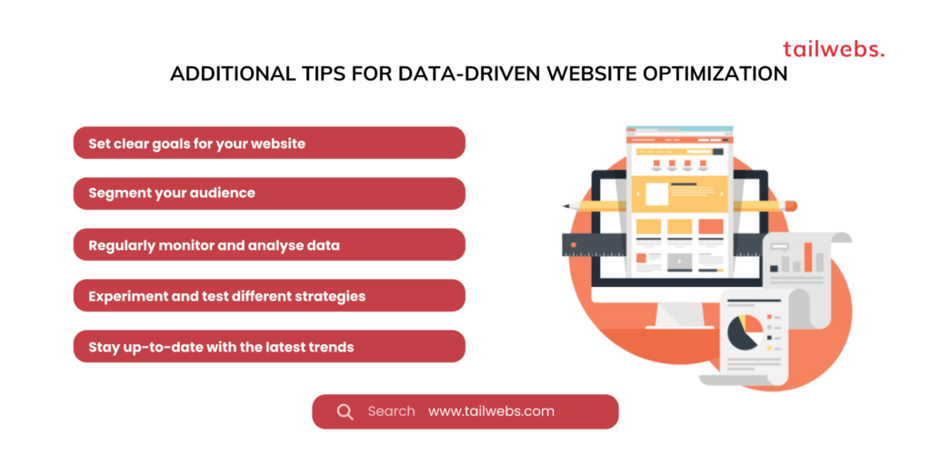 Additional Tips for Data-Driven Website Optimization