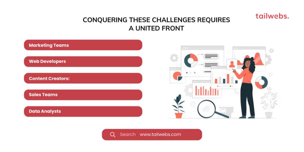 Conquering these challenges requires a united front for Website Analytics