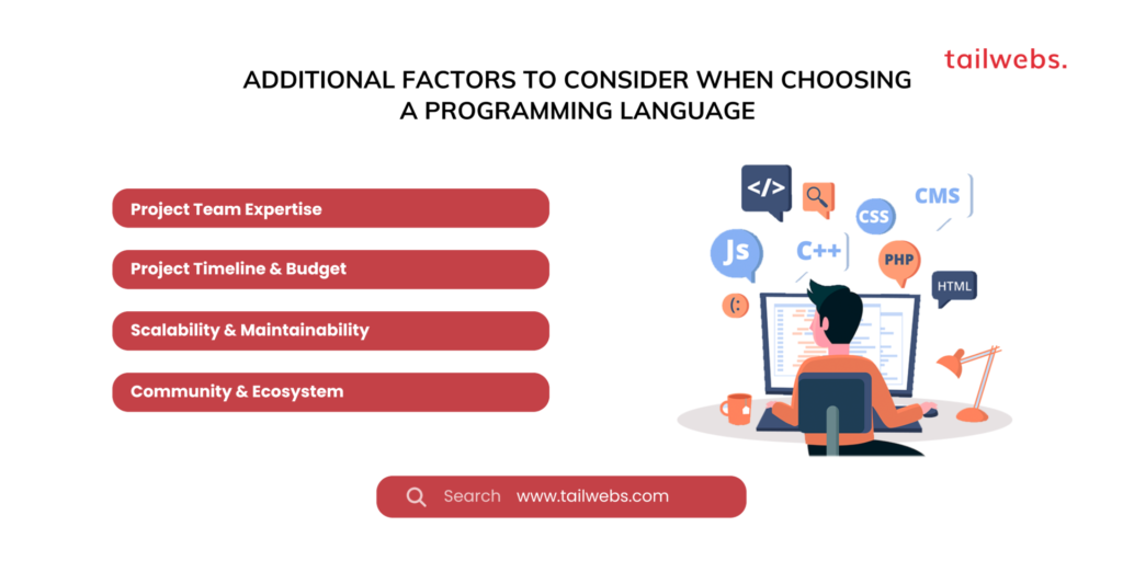 additional factors to consider when choosing a programming language: Python vs. Other Languages