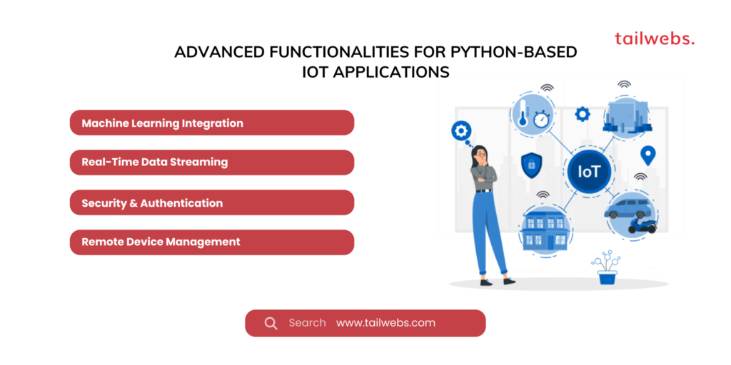 Python for IoT:advanced functionalities for python based Iot applications