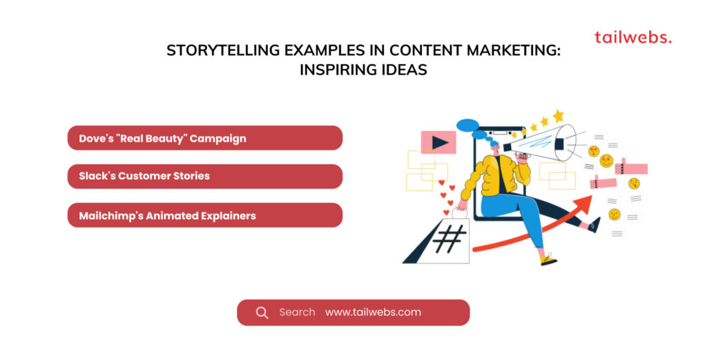 Content Marketing: storytelling examples in content marketing inspiring ideas