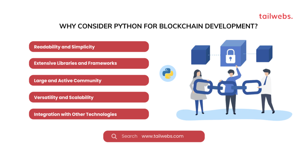 why consider python for blockchain development