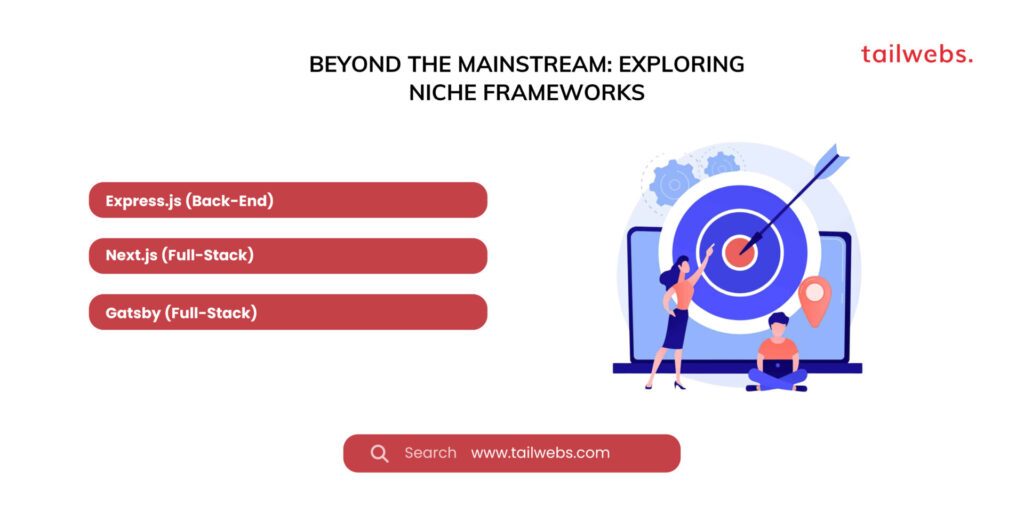 beyond the mainstream exploring niche frameworks
